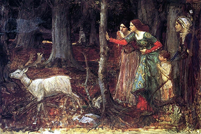 The Mystic Wood by John William Waterhouse